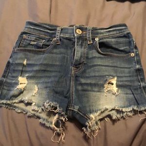 Express jean shorts